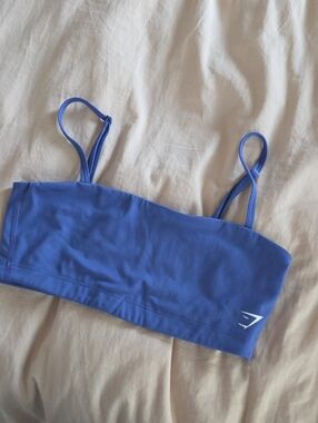 Gymshark Blue Bandeau Bra